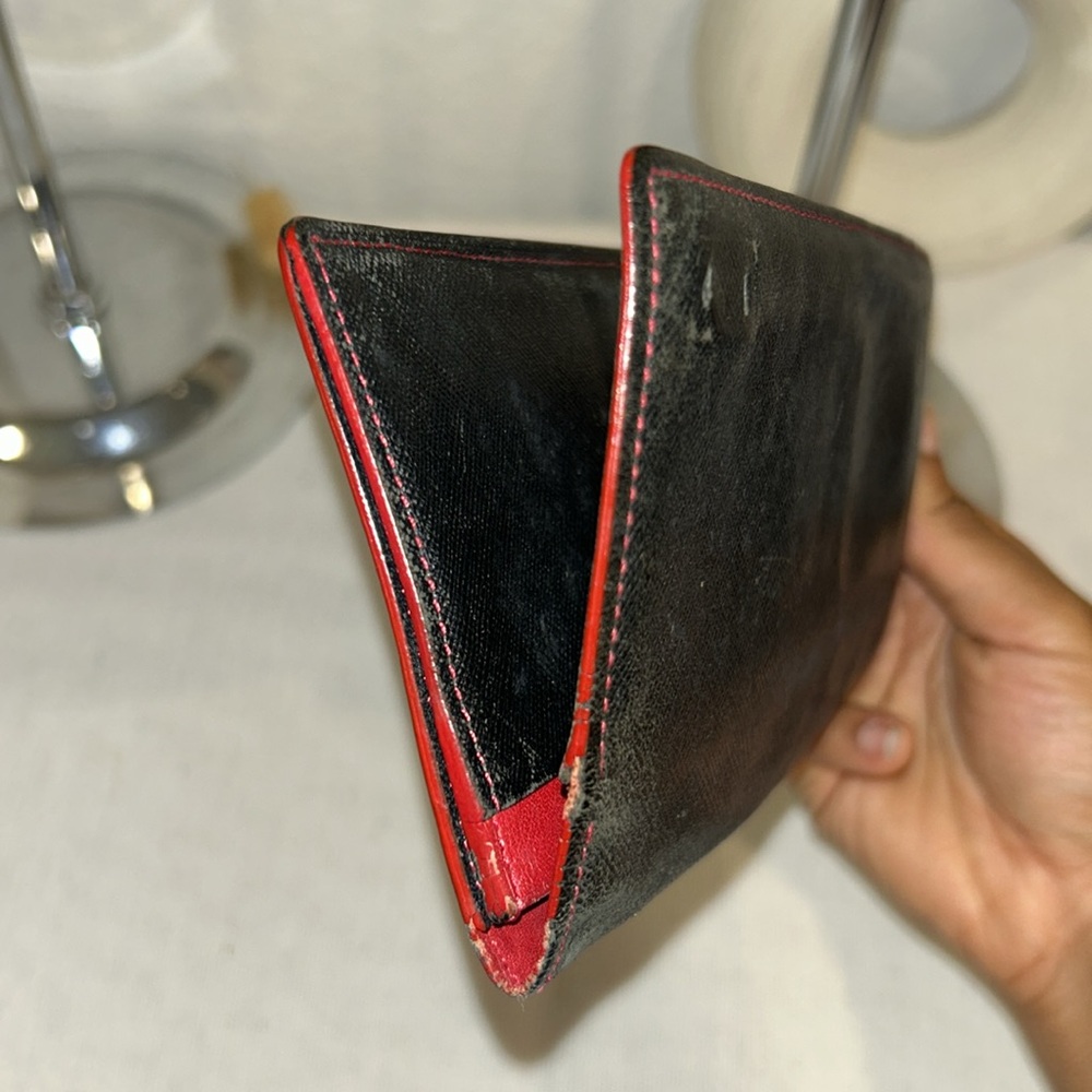 Burberry Black Leather Bifold Long Wallet - Picture 9 of 12